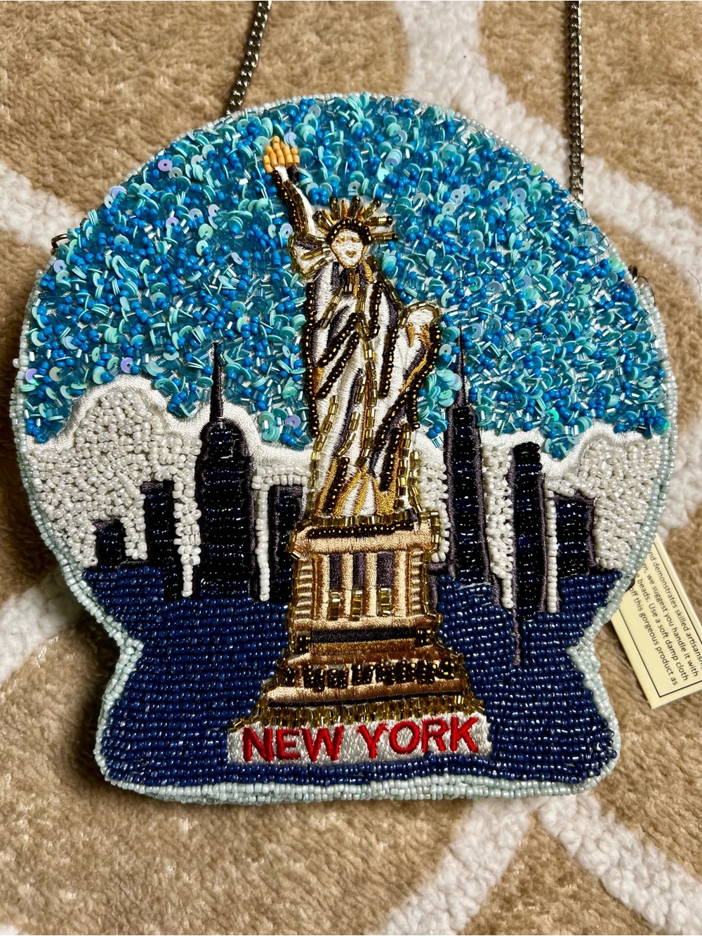 Viral TJ MAXX Beaded New York City Statue of Liberty Bag Purse
